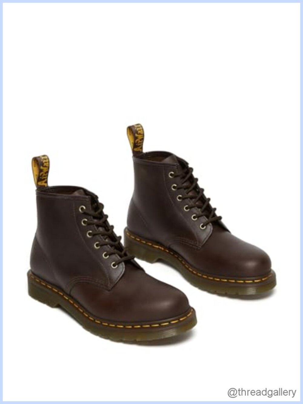 Dr. Martens 101 Leather 6 Eye Ankle Bootie Work Boot